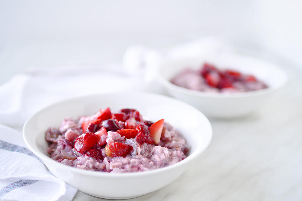 red berries porridge